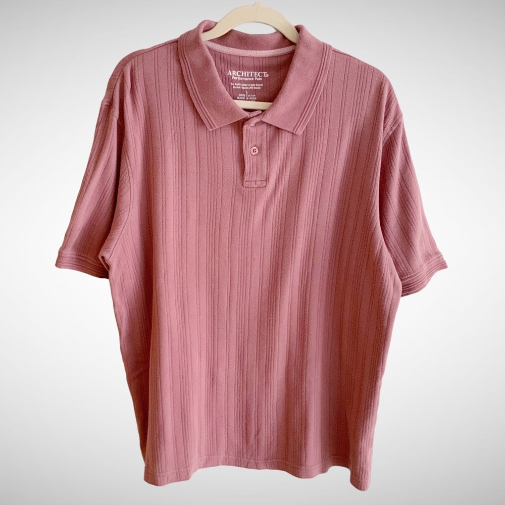 Architect Men’s 100% Cotton Short-Sleeve Performance Polo